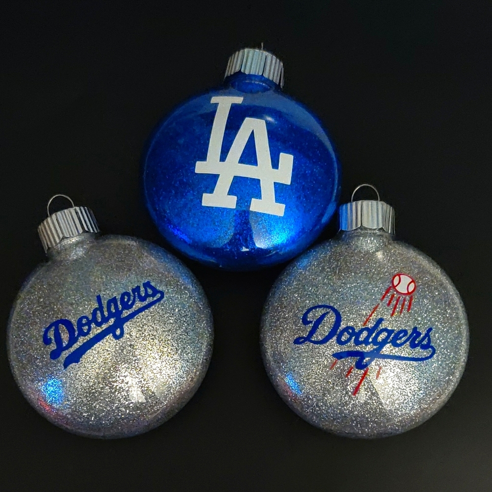 Los Angeles Dodgers Christmas Ornaments